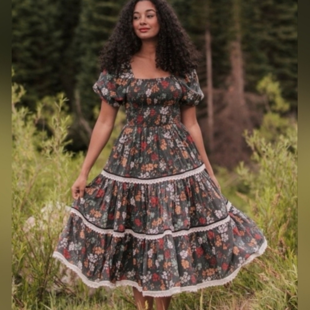 Jessakae Midnight Garden Dress. Size XS